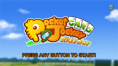 Pocket Card Jockey: Ride On! - Screenshot - Game Title Image