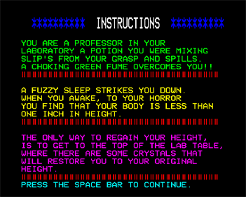 Shrinking Professor - Screenshot - Gameplay Image
