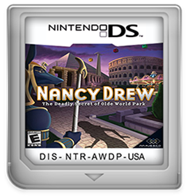 Nancy Drew: The Deadly Secret of Olde World Park - Fanart - Cart - Front