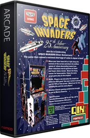 Space Invaders / Qix Silver Anniversary Edition - Box - 3D Image