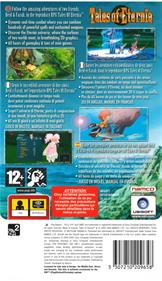 Tales of Eternia - Box - Back Image