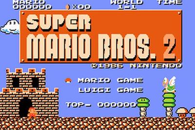 Famicom Mini: Super Mario Bros. 2 - Screenshot - Game Title Image