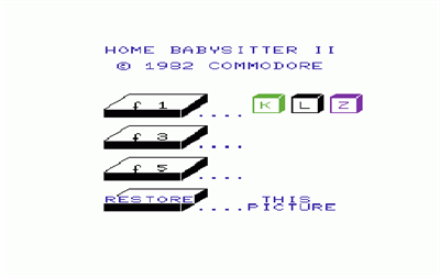 Home Babysitter - Screenshot - Game Title Image