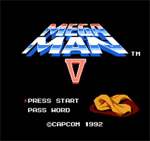 Mega Man 5 - Screenshot - Game Title Image