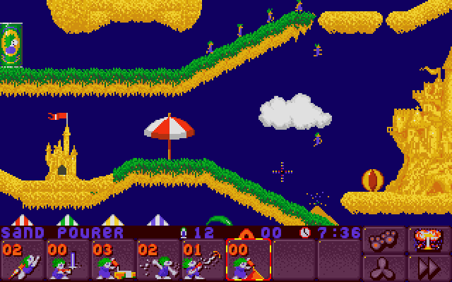 Play Lemmings 2: The Tribes online 