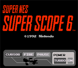 Super Nes Super Scope 6 - Screenshot - Game Title Image