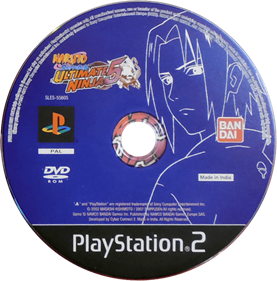 Naruto Shippuden: Ultimate Ninja 5 - Disc Image