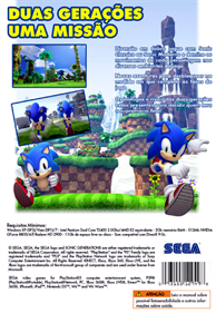 Sonic Generations - Box - Back Image