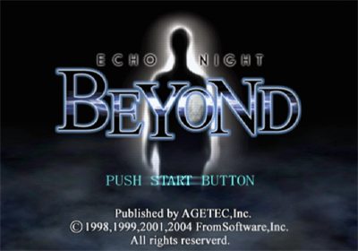 Echo Night: Beyond - Screenshot - Game Title Image