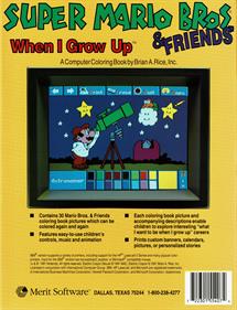 Electric Crayon 3.1: Super Mario Bros. & Friends: When I Grow Up - Box - Back Image