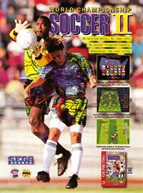World Championship Soccer II - Advertisement Flyer - Front Image