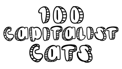100 capitalist cats - Clear Logo Image