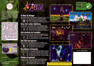 The Legend of Zelda: Majora's Mask - Box - Back Image