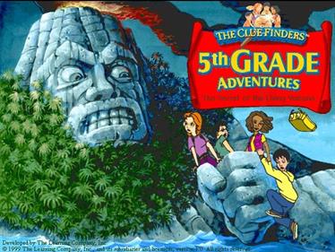 The ClueFinders 5th Grade Adventures: The Secret of the Living Volcano - Screenshot - Game Title Image
