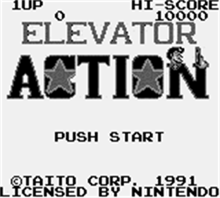 Elevator Action - Screenshot - Game Title Image