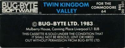 Twin Kingdom Valley - Box - Back Image