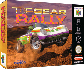 Top Gear Rally - Box - 3D Image