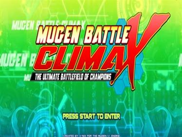 Naruto MUGEN Battle Climax - Screenshot - Game Title Image