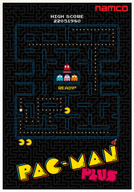 Pac-Man Plus - Fanart - Box - Front Image