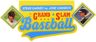 Steve Garvey vs. Jose Canseco in Grand Slam Baseball - Clear Logo Image
