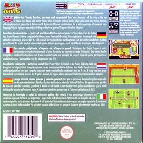 Mario Tennis: Power Tour - Box - Back Image