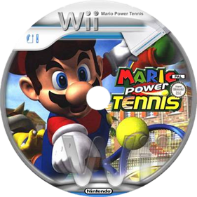 Mario Power Tennis - Fanart - Disc