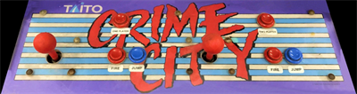 Crime City - Arcade - Control Panel Image