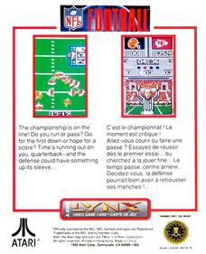 NFL Football - Box - Back - Reconstructed Image