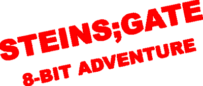 8-Bit Adventure Steins;Gate - Clear Logo Image