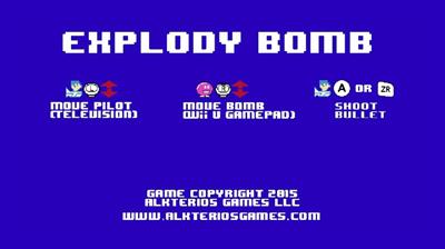 Explody Bomb - Screenshot - Game Title Image