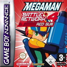 Mega Man Battle Network 4: Red Sun - Box - Front Image