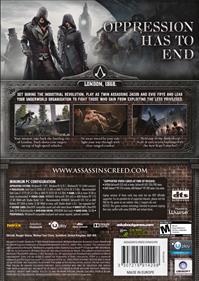 Assassin's Creed: Syndicate - Box - Back Image