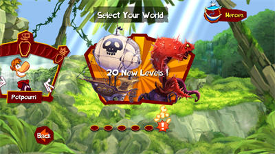Rayman Jungle Run - Screenshot - Game Select Image