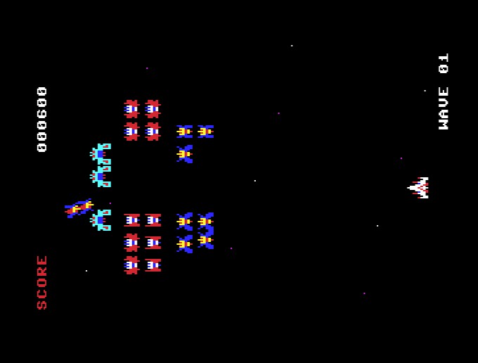 Galaga C64 TATE Mode Porting Project