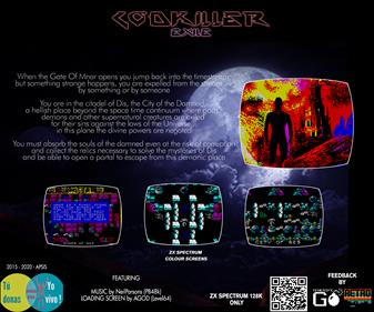 Godkiller 2: Exile: New Timeline Edition - Box - Back Image