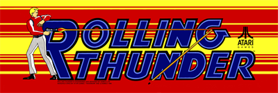 Rolling Thunder - Arcade - Marquee Image