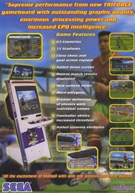 Virtua Striker 2002 - Advertisement Flyer - Back Image