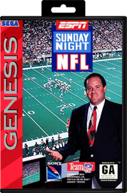 ESPN Sunday Night NFL - Box - Front - Reconstructed Image