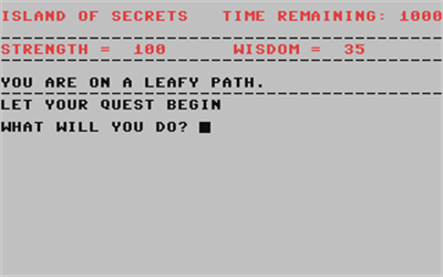 Island of Secrets - Screenshot - Gameplay Image