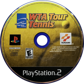 WTA Tour Tennis - Disc Image