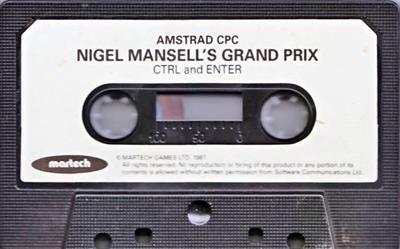 Nigel Mansell's Grand Prix - Cart - Front Image
