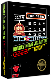 Donkey Kong Jr. Math - Box - 3D Image