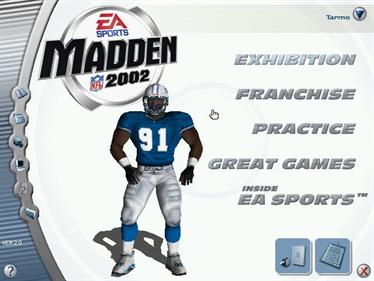 Madden NFL 2002 - Screenshot - Game Select