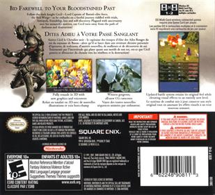 Final Fantasy IV - Box - Back Image