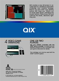 QIX - Box - Back Image