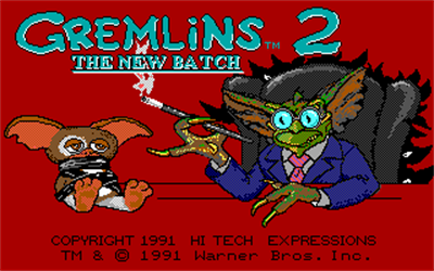 Gremlins 2: The New Batch (1991) - Screenshot - Game Title Image