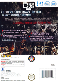 Resident Evil: The Umbrella Chronicles - Box - Back Image