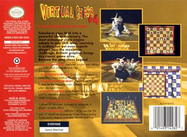 Virtual Chess 64 - Box - Back Image