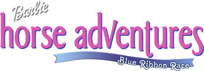 Barbie Horse Adventures: Blue Ribbon Race - Clear Logo Image