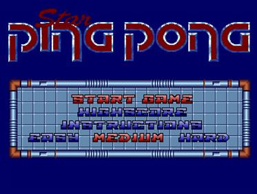 Star Ping Pong - Screenshot - Game Select Image